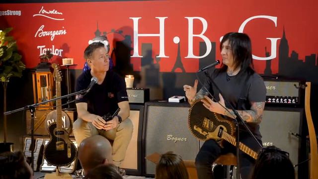 Richard Fortus GnRoses Presenting his Paoletti Signature Guitar at Heartbreaker Guitars | Las Vegas смотреть онлайн