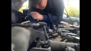 Снимаем стартер Nissan AD