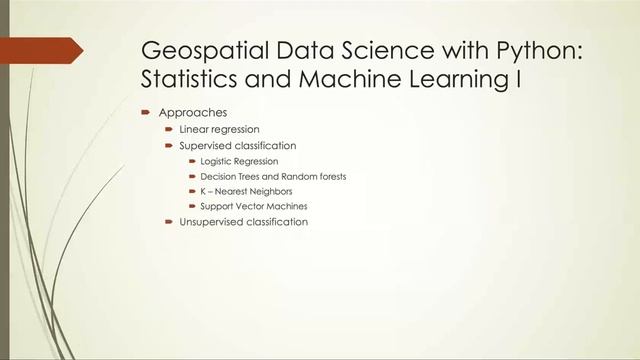 New Course: Geospatial Data Science: Statistics and Machine Learning I смотреть онлайн