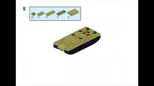 Лего мини танк Су-100У