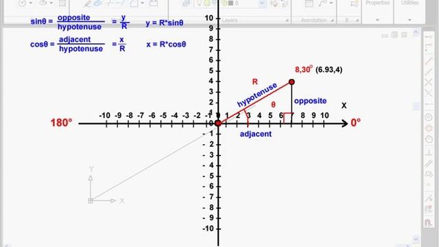 AutoCAD 2009 tutorial Coordinates смотреть онлайн