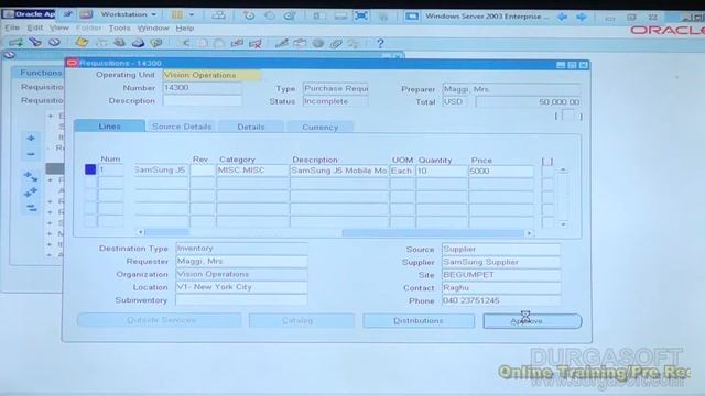 Oracle Finacial||online training||P2P lifecycle Part-8 by SaiRam смотреть онлайн