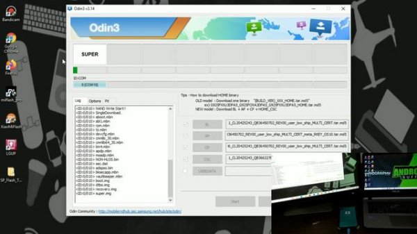Flash Firmware SM-A115F — Samsung Galaxy A11 via Odin Flash Tool