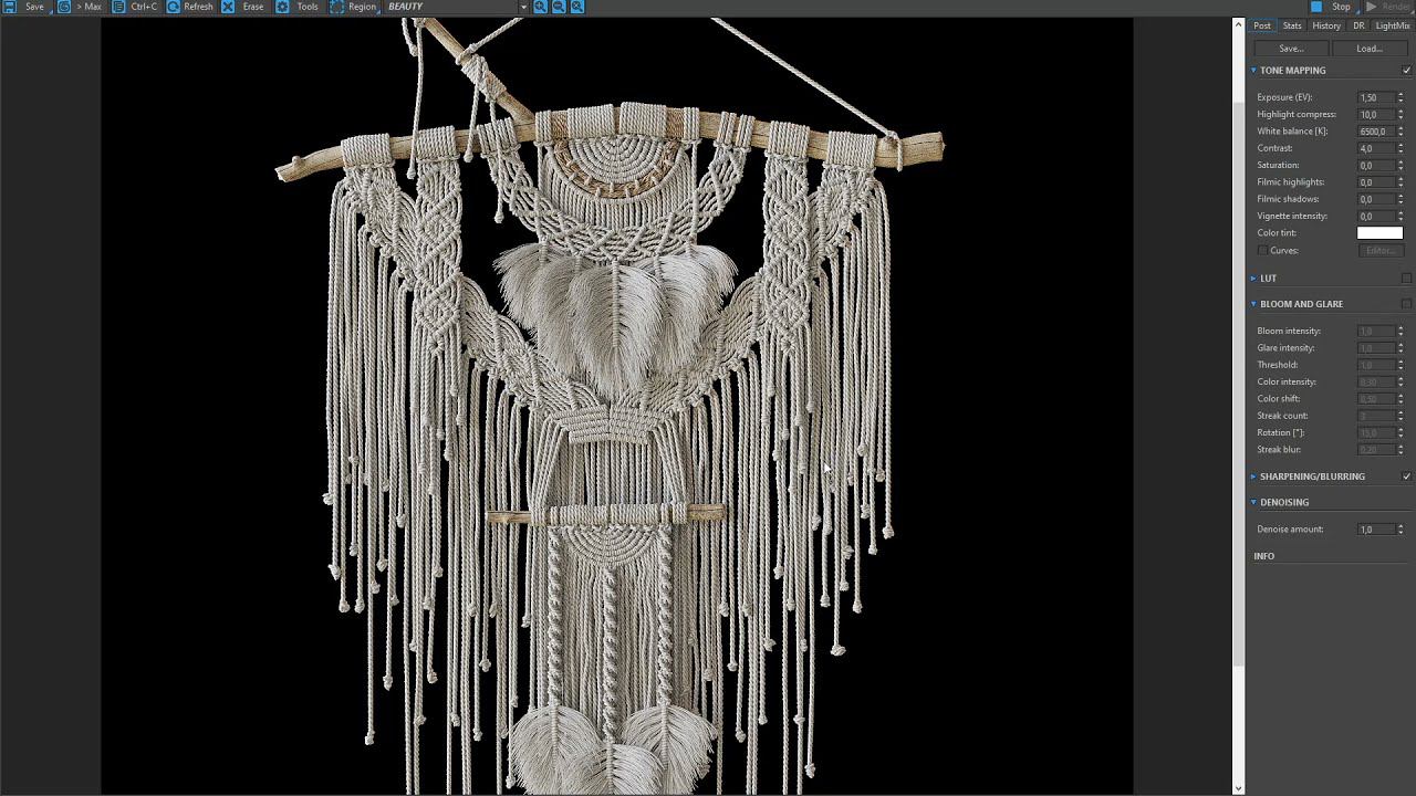 Как смоделировать макраме за 40 секунд смотреть онлайн