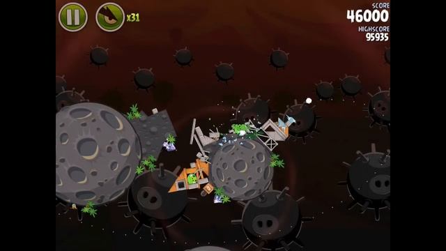 Angry Birds Space Danger Zone Level 24 Walkthrough 3 Star смотреть онлайн