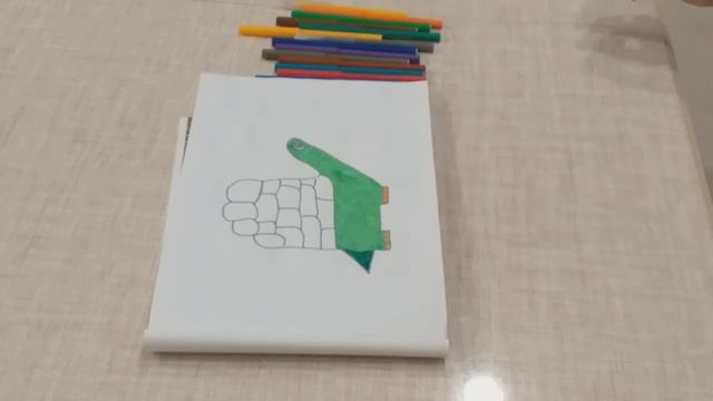 КАК НАРИСОВАТЬ ЧЕРЕПАХУ С ПОМОЩЬЮ РУКИ/ РИСУЕМ С ДЕТЬМИ смотреть онлайн