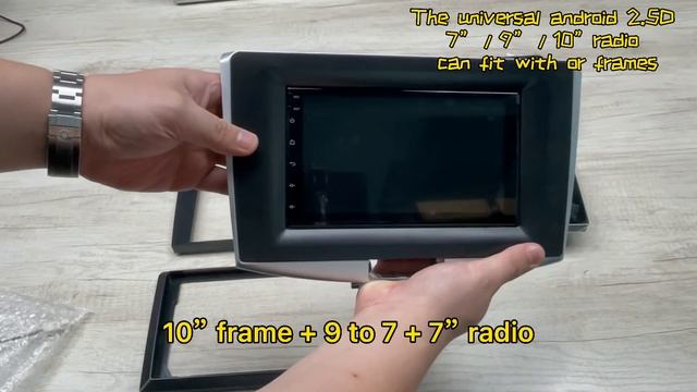 How 7 9 10 android universal car radio fit the fascia frame смотреть онлайн