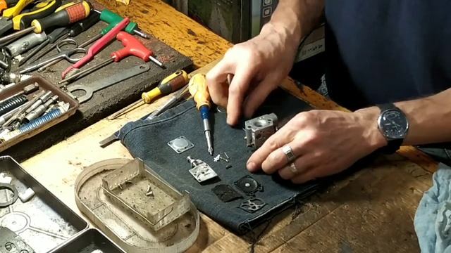 Карбюратор "Walbro" коса "Oleo Mac Sparta 37" смотреть онлайн