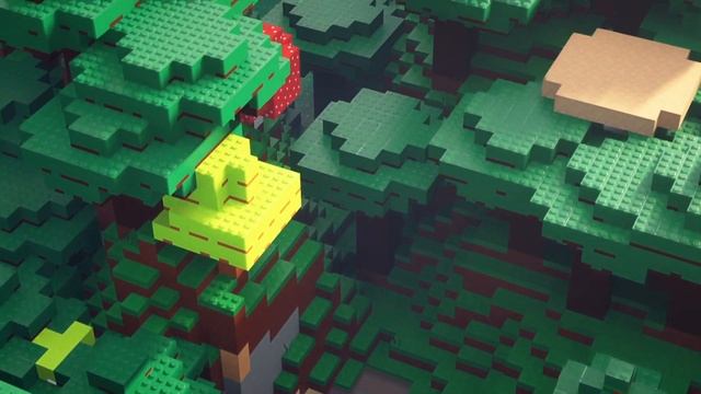 Realistic LEGO Minecraft using MineBricks v3 Texture Pack [1.16.5] смотреть онлайн
