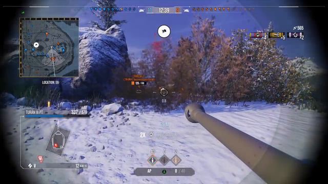 43M Turan III battle log#1 (world of tanks) смотреть онлайн