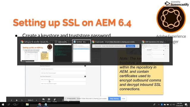 How to Set Up SSL on AEM 6 3/6.4 смотреть онлайн
