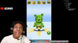 IShowSpeed Plays My Talking Gummy Bear (FULL GAME)