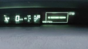 Toyota Prius30 обнулирование счётчика замены масла на америка версии(сброс напоминания замены масла