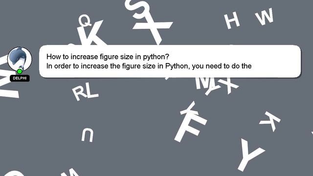How to increase figure size in python? смотреть онлайн