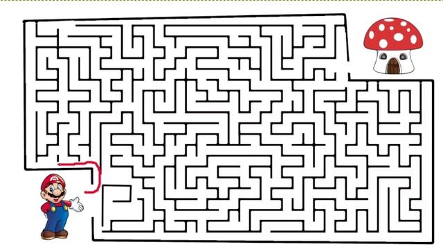 Need help to Super Mario cross the maze puzzle смотреть онлайн