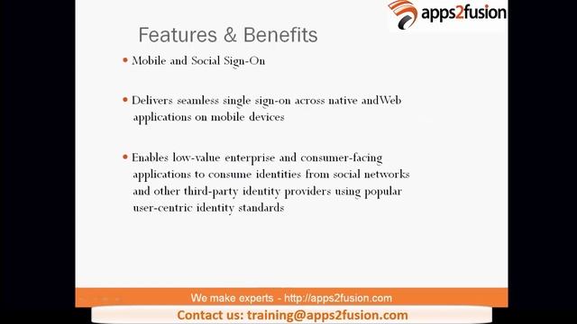 What are the Features and Benefits of Oracle Access Manager (OAM) смотреть онлайн