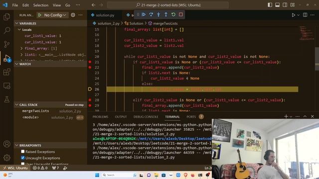 ?Solving All LeetCode Problems with PYTHON ? - 21 Merge Two Sorted Lists смотреть онлайн