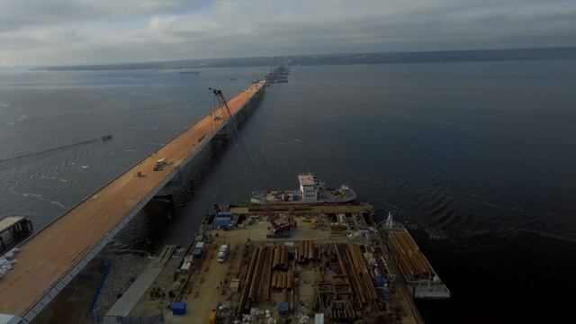 Обход г. Тольятти с мостовым переходом через р. Волга (входит в МТК "Европа - Западный Китай"). смотреть онлайн