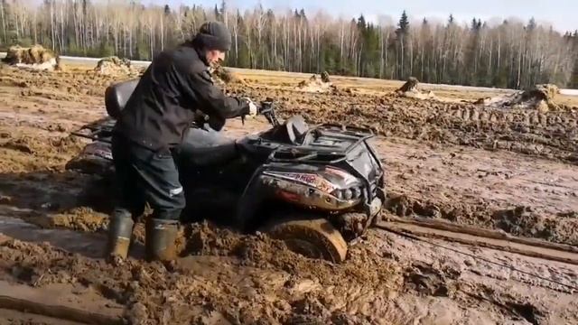 Рм 650-2 апрельский выезд!!! Засадили квадрик. смотреть онлайн