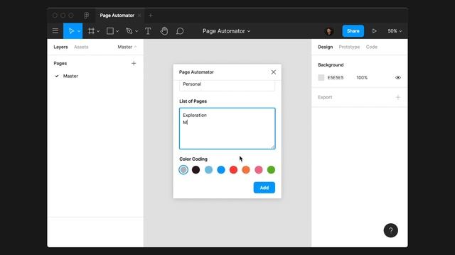 Page Automator Figma Plugin смотреть онлайн