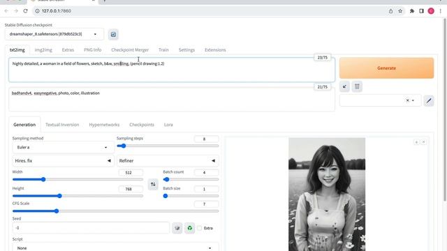 Moving Prompt Elements in Automatic 1111 Stable Diffusion WebUI смотреть онлайн