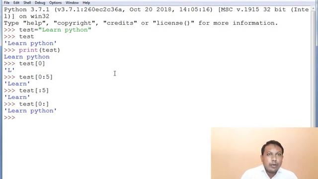 4.String In Python смотреть онлайн