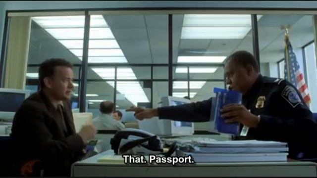 The Terminal movieclip with captions смотреть онлайн