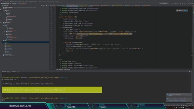 S00E31 - Symfony Création d'une API смотреть онлайн
