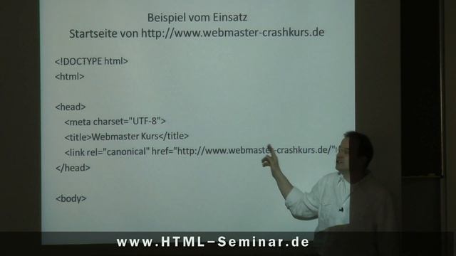 rel="canonical" - die "richtige" URL für die Einzelseite - http://www.html-seminar.de/ смотреть онлайн