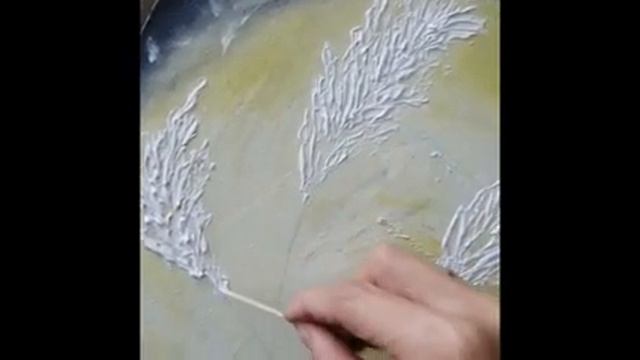 Создание картины с золотой поталью. Колосья смотреть онлайн