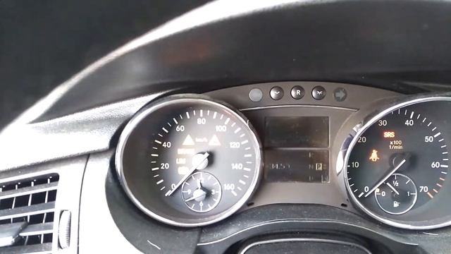 Заводим мерседес R350 в -35
