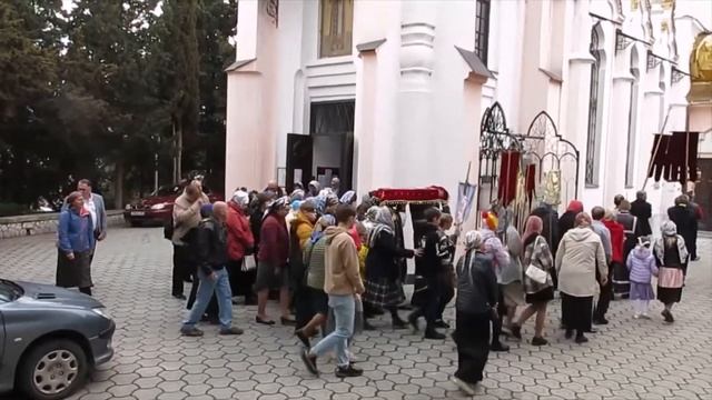 Храм Иоанна Златоустого г. Ялта. Служба с чином погребения Плащаницы. смотреть онлайн