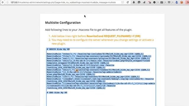 Multisite Setup - Hide My WP смотреть онлайн