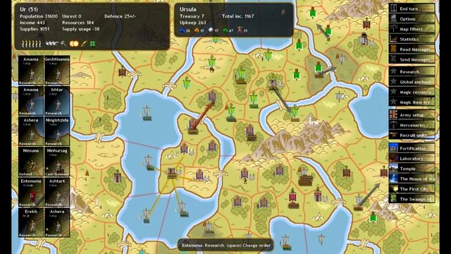 Dominions 4: Thrones of Ascension - EA Ur - Episode 10 (Pretty Graphs) смотреть онлайн