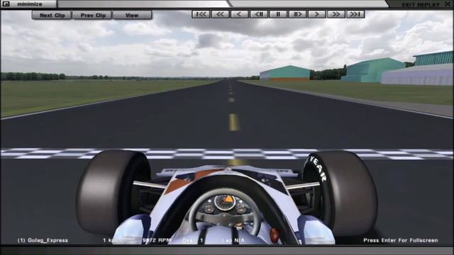 rFactor | 1973 McLaren M23 @Top Gear test track смотреть онлайн