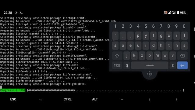Install+Run Debian LXDE by Termux and bVNC Free on Android смотреть онлайн