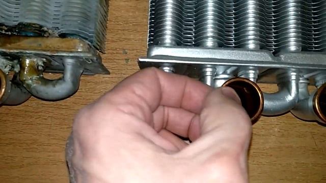 Замена теплообменника. Котёл Ariston Egis.