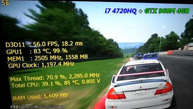 Asus ROG: GTX 960M - i7 4720HQ | Gaming test #6: Project CARS смотреть онлайн
