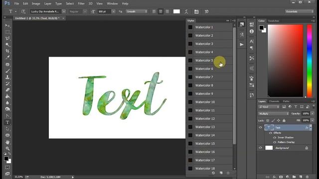 How To: Watercolor Styles In Photoshop смотреть онлайн