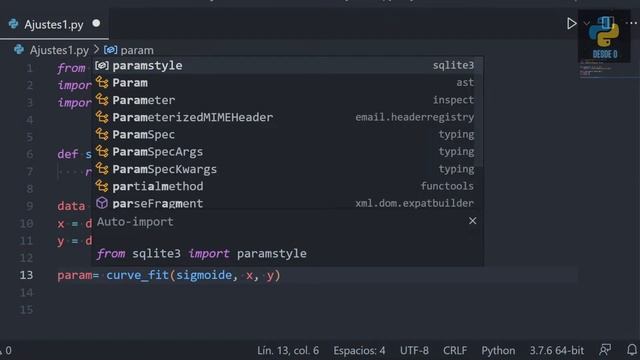 curve_fit - Ajustar Datos Experimentales con Python - scipy смотреть онлайн