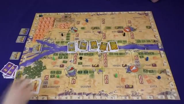 "Амон-Ра" - играем втроем в настольную игру смотреть онлайн