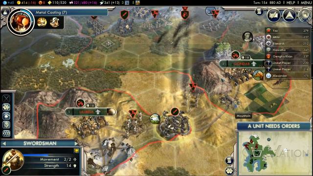 Civ 5 Gods and Kings Episode 9- Don't Worry Mr Khan смотреть онлайн