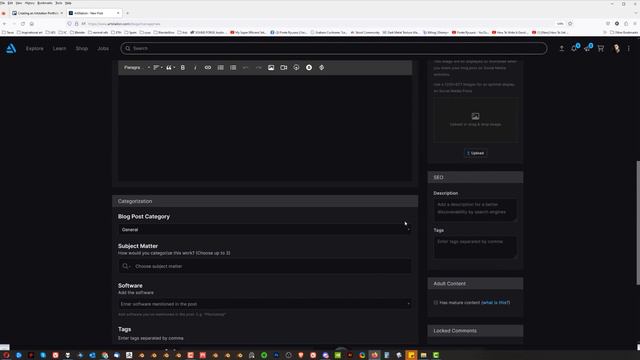 06 - How To Create Artstation Portfolio 3-6