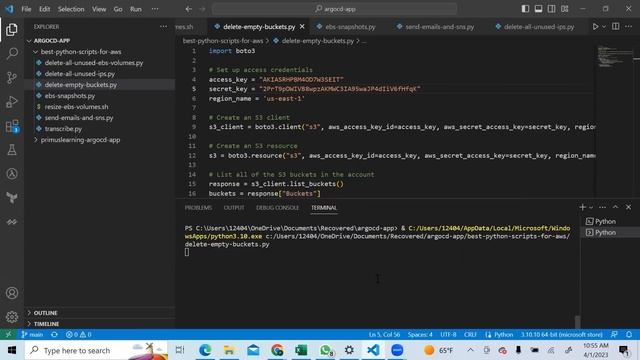 Best Python scripts for AWS architects and Engineers смотреть онлайн