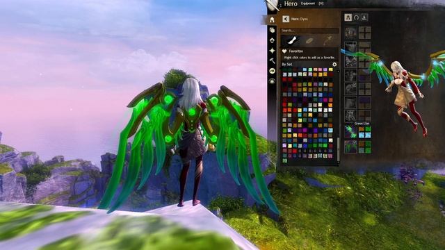 GW2 - Jade Tech Wings Backpack and Glider Combo - Guild Wars 2 End Of Dragons смотреть онлайн