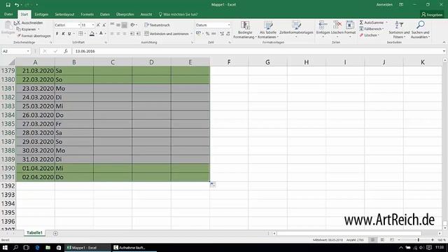 Das Excel-Seminar #7, einen Kalender erstellen смотреть онлайн