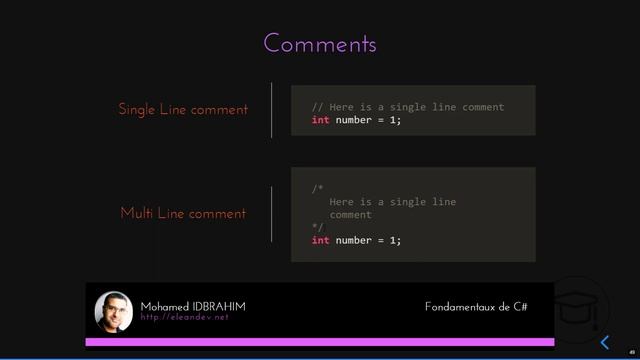 Langage C SHARP | Comments | #12 смотреть онлайн