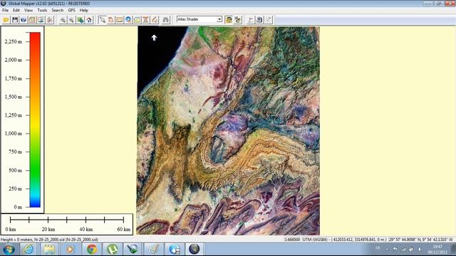 Création d'une vue en 3D du terrain sous Global Mapper - Tutoriel смотреть онлайн