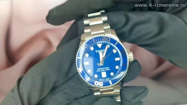 Обзор 4 Измерение Tissot Seastar 1000 36MM T120.210.11.041.00 смотреть онлайн