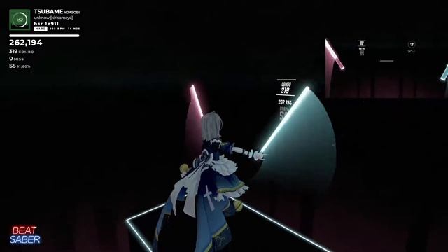 【BeatSaber】ツバメ / YOASOBI wih ミドリーズ【低スペックPCとOculus Quest 2だけでトラッキング】 смотреть онлайн